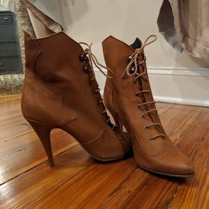 Vintage Surface to Air Leather Booties
